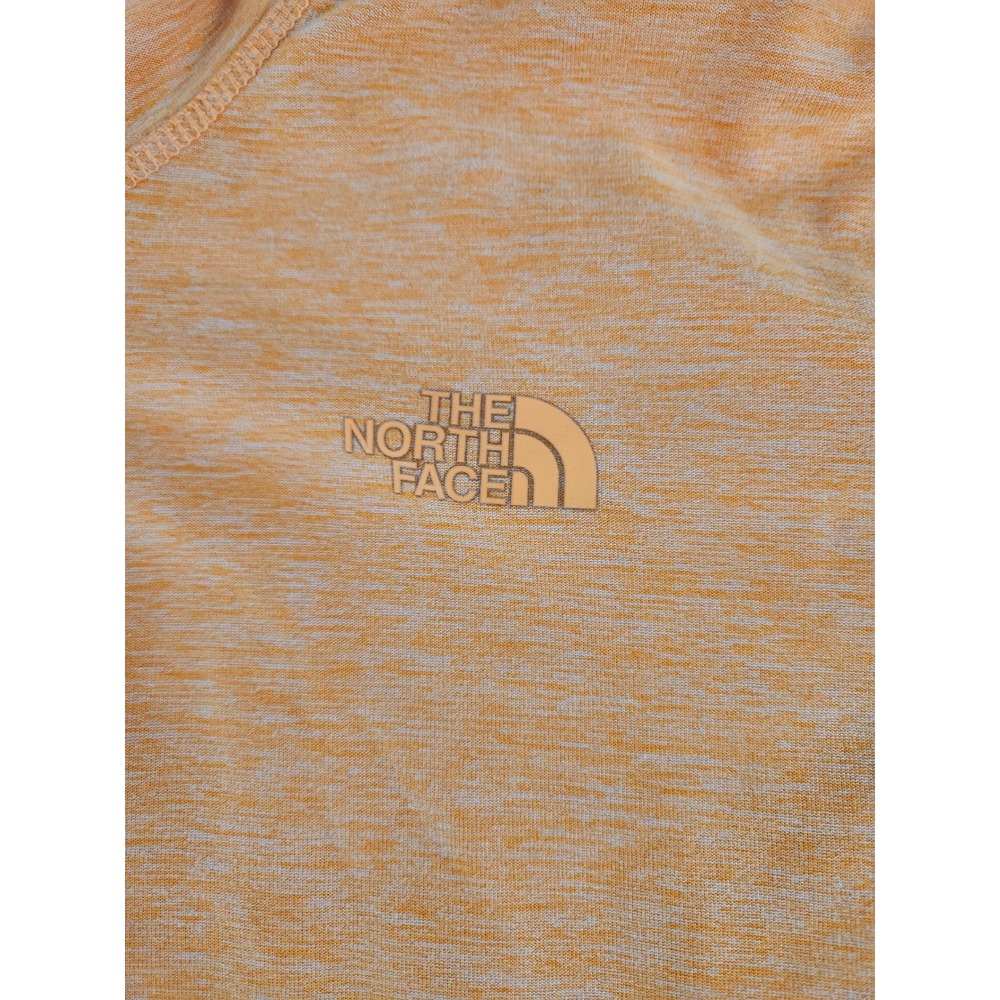 Women's North Face Long Sleeve Peach 1/4 Zip Pullover Size Medium - Picture 9 of 9